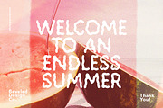 Endless Summer Modern/Wave Font, a Sans Serif Font by Beveled Design Co. (Thumbnail 8 of 8)