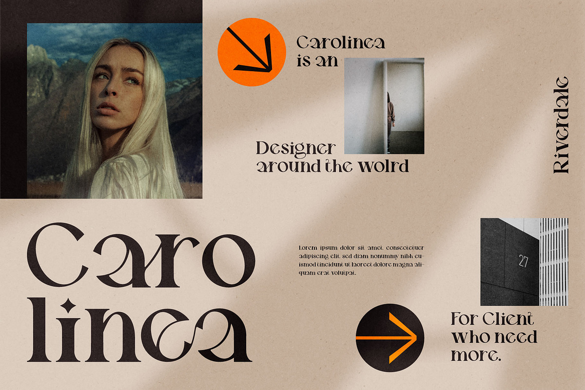 RIVERDALE Serif Font, a Serif Font by Compaq_Creative (Photo 3 of 15)