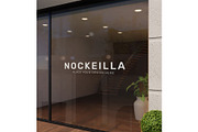 Window glass storefront logo mockup, a Product Mockup by Mockthethics. (Thumbnail 7 of 13)