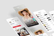 Fire - Social App UI Kit, an UI Kit Template by iDoodle Studio (Thumbnail 4 of 4)