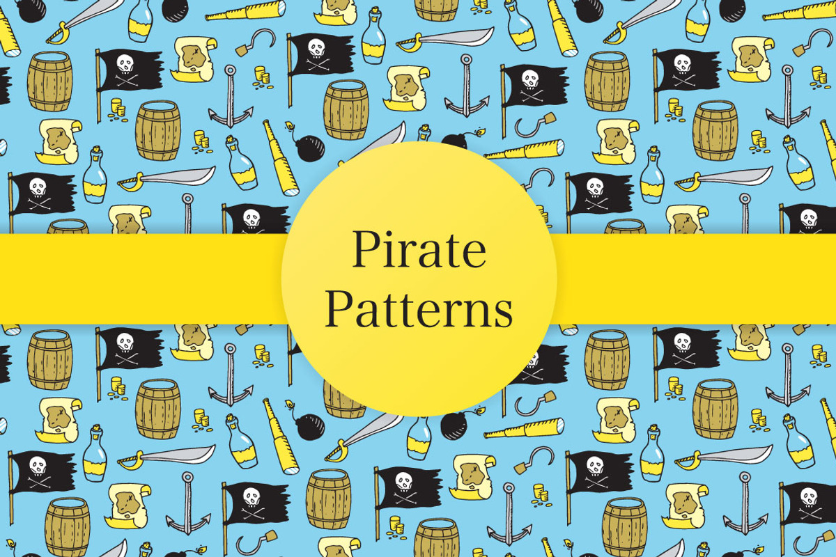 Pirates, a Pattern Graphic by merion_merion (Photo 1 of 5)