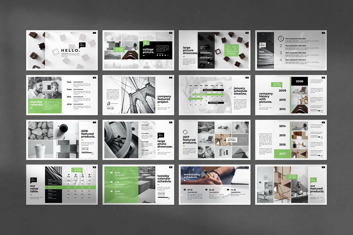 Shine PowerPoint Template, a Presentation Template by Creathrive Design (Photo 4 of 6)