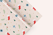 Christmas season seamless patterns, an Illustration by Good Studio (Thumbnail 7 of 10)