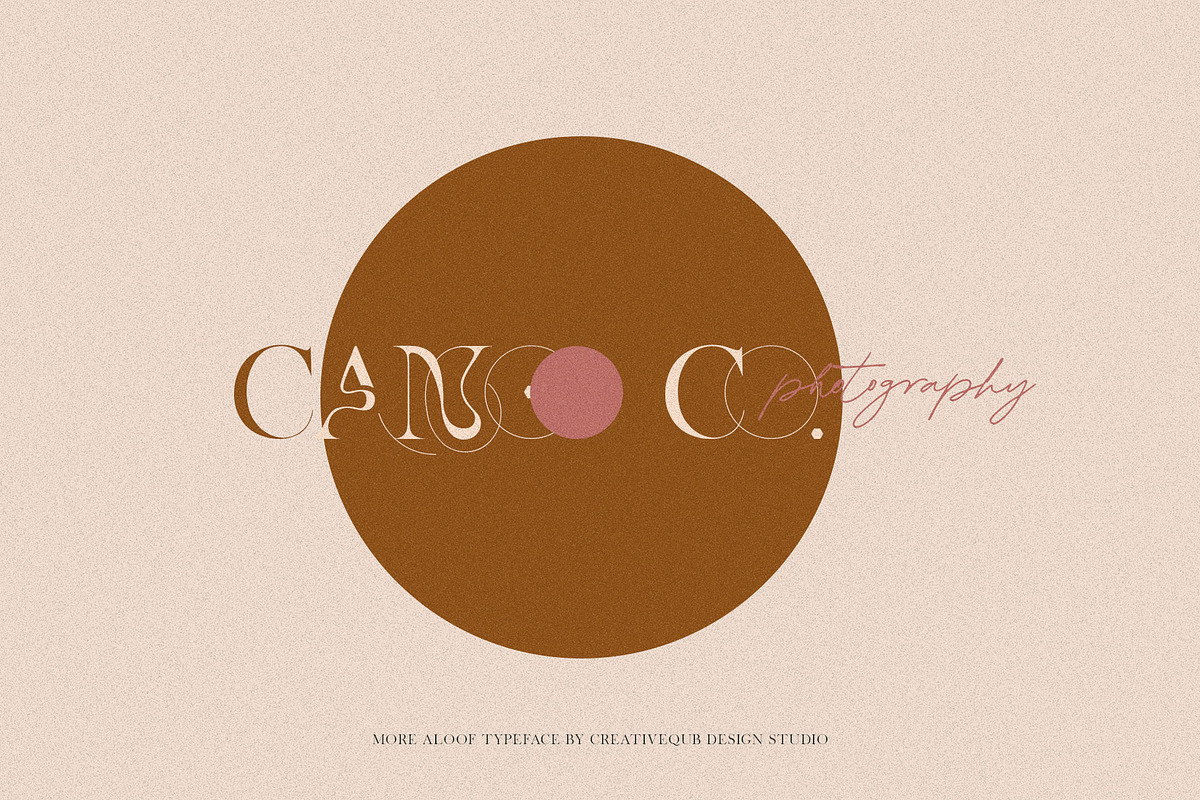 More Aloof Typeface Font, a Serif Font by Creativeqube Design (Photo 9 of 14)