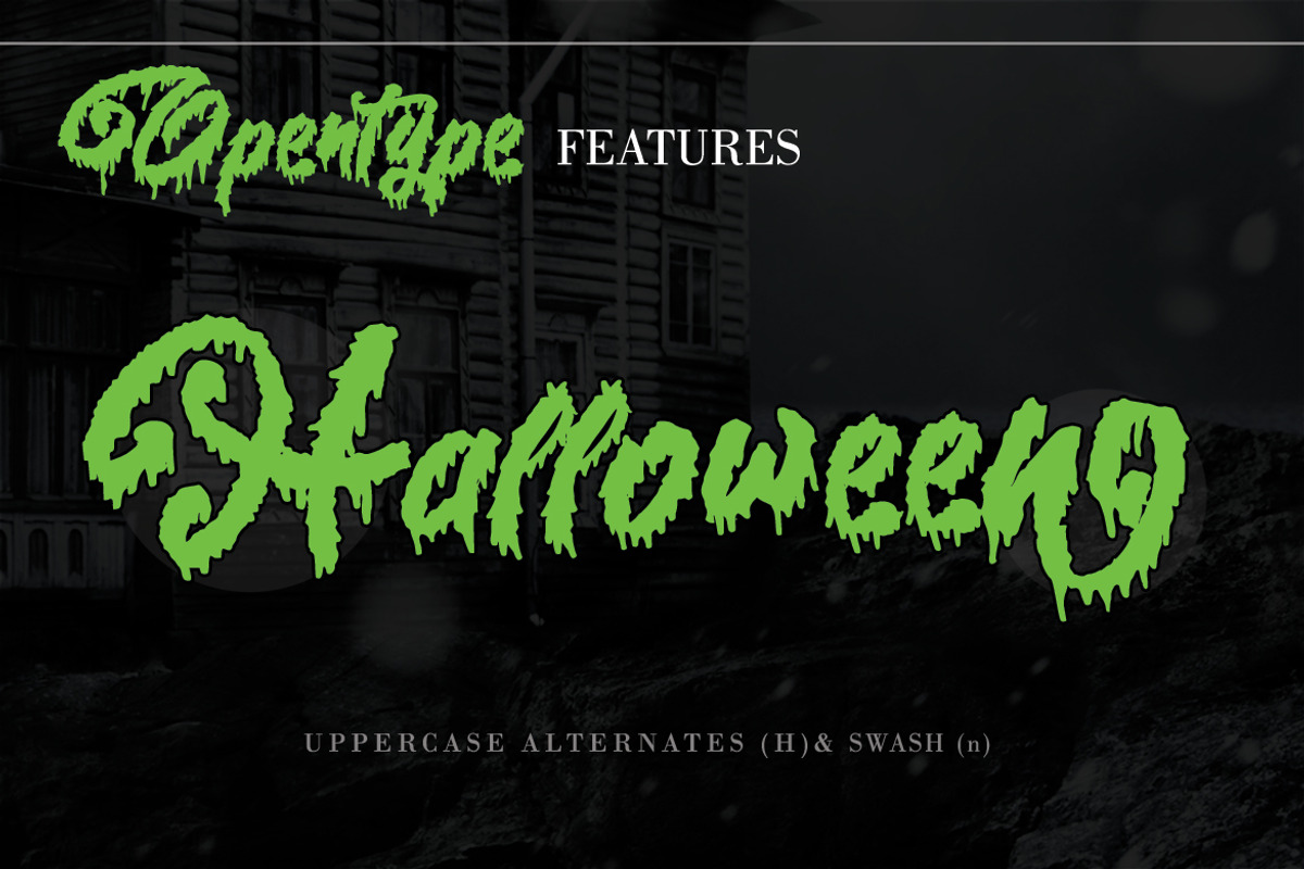 Halloween Story, a Script Font by Letterara (Photo 6 of 9)