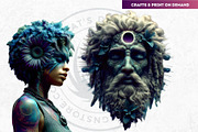 Echoes of the Unseen Surreal Clipart, a Person Illustration by ThatsDesignArt (Thumbnail 7 of 11)