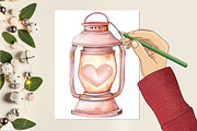 Pink Planner Lover Clipart, a Seasonal Illustration by CitraGraphics (Thumbnail 5 of 6)