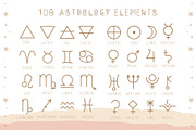 Astrology mystical font, a Script Font by JuliyArt (Thumbnail 7 of 12)