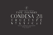 CONDESA 28 TrueType, a Sans Serif Font by west_of_death (Thumbnail 5 of 5)