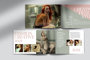 NAMIRA FASHION A4 LANDSCAPE TEMPLATE