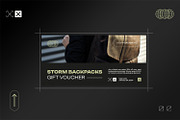 Backpack Voucher - Gift Voucher, a Print Template by StreaksideStd (Thumbnail 3 of 3)