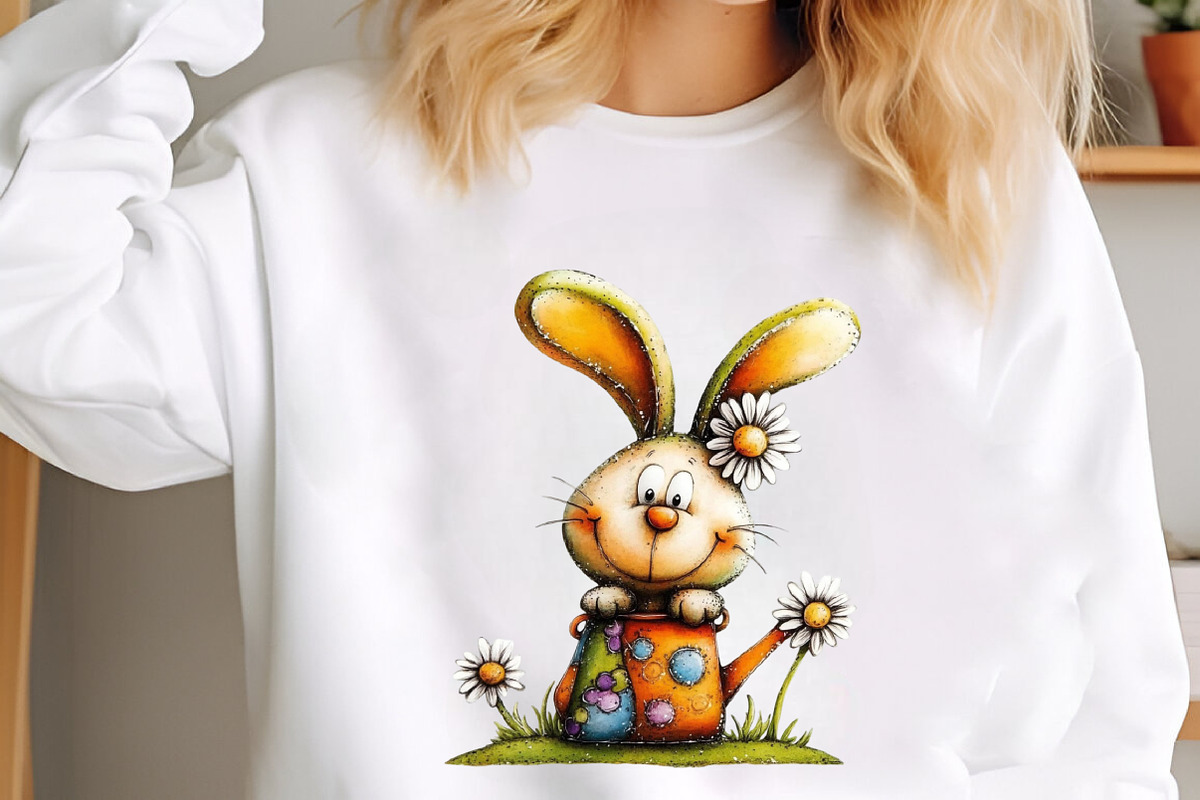 Whimsical Spring Daisy Flower Clipar, an Illustration by designcity5 (Photo 3 of 5)