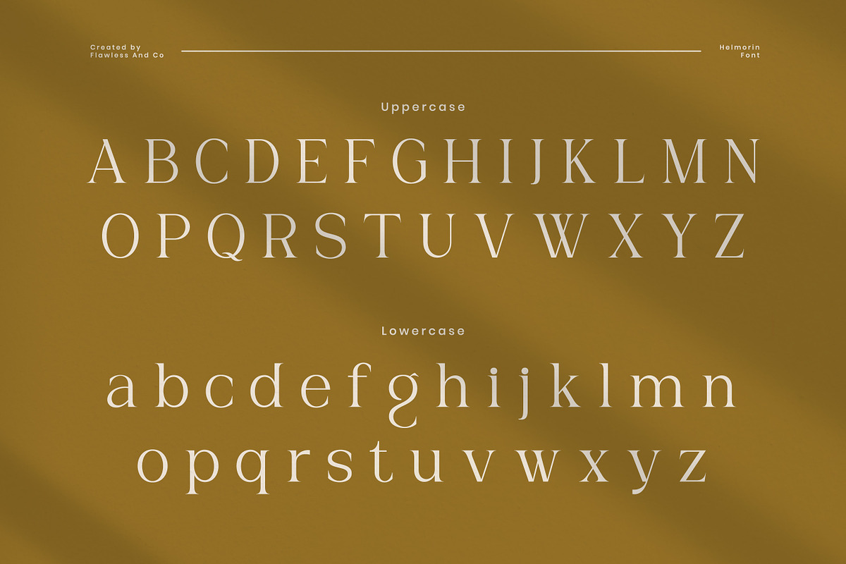 Helmorin - Beauty Serif Font, a Serif Font by Flawless And Co (Photo 9 of 10)