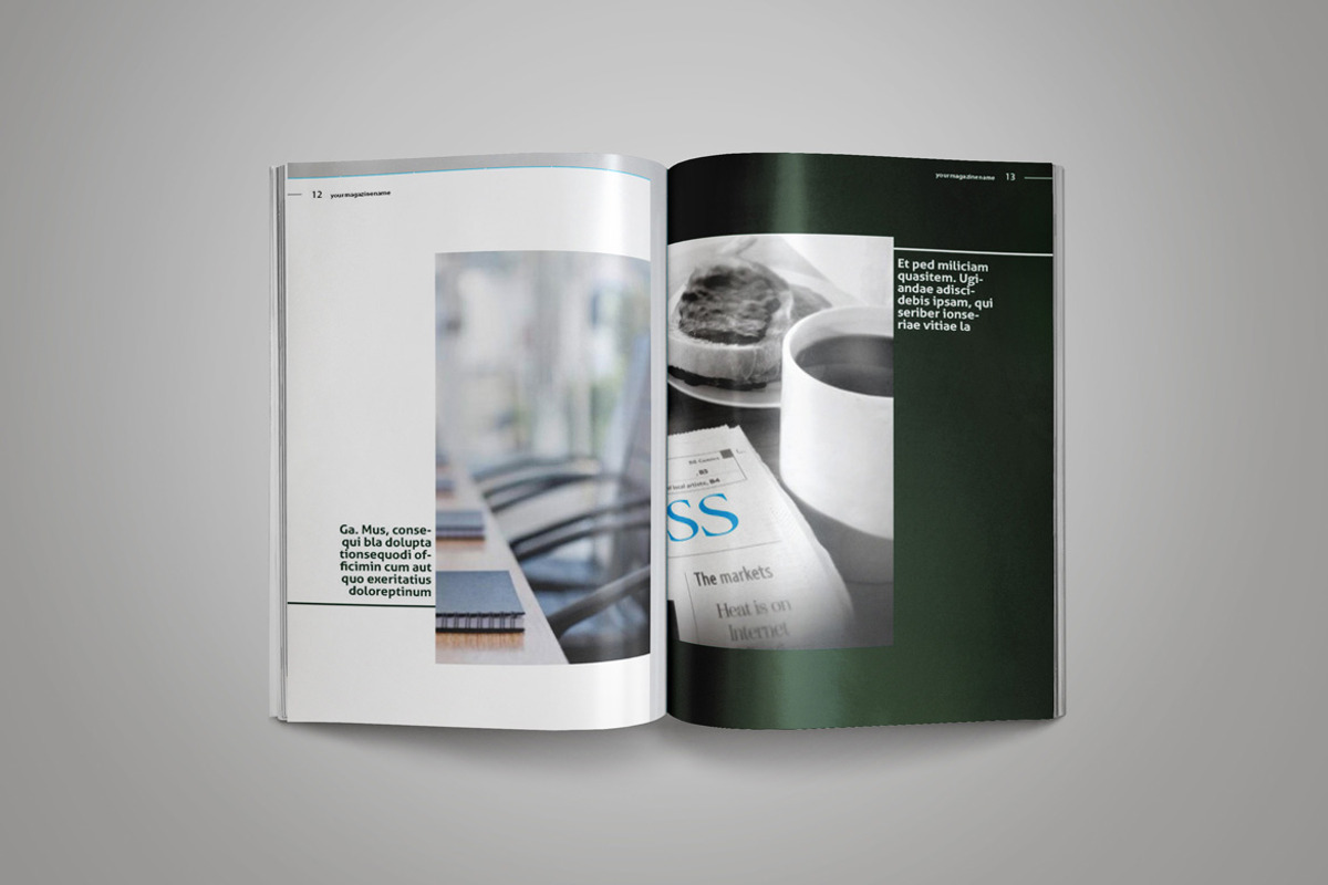 InDesign Magazine Template, a Magazine Template by Indotitas (Photo 4 of 10)