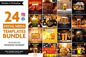 Oktoberfest Social Media Bundle-PSD