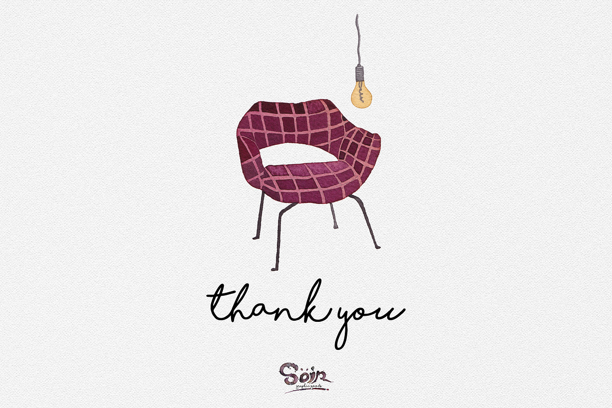 The Cozy Things (watercolor clipart), a Decorative Illustration by Soir Creative (Photo 7 of 7)
