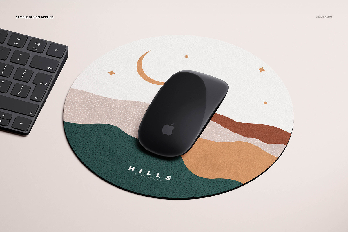 Round Mouse Pad Mockup Set, a Product Mockup by Creatsy (Photo 6 of 10)