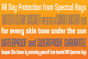 Sunblock Collection, a Sans Serif Font by GRYPE (Thumbnail 5 of 7)
