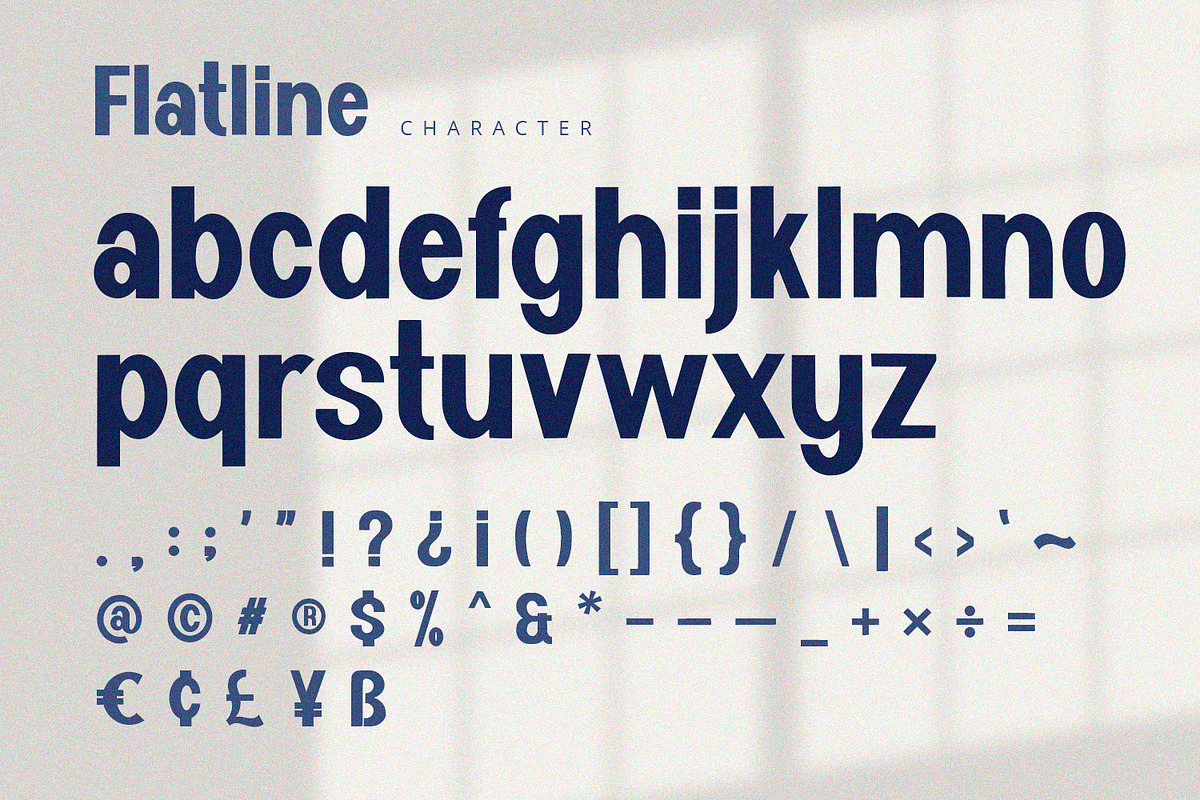 Flatline - Display Sans, a Slab Serif Font by Alpaprana (Photo 10 of 11)
