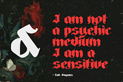 Big Fat Gothic Blackletter Typeface, a Blackletter Font by alit design (Thumbnail 2 of 11)
