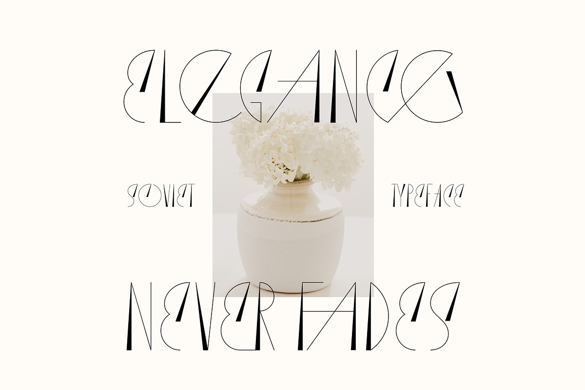 Soviet retro typeface, a Font by Anna Zakharchenko (Photo 7 of 14)
