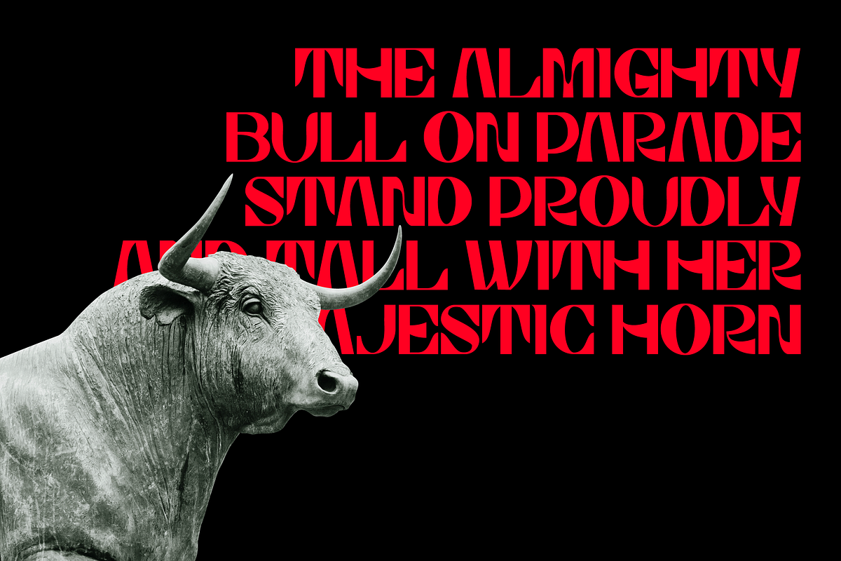 Taurian, bold & elegant display font, a Font by MoonBandit (Photo 8 of 9)