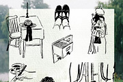 Poetcore: Ink Illustrations & Frames, a Decorative Illustration by divanovskaya_nv (Thumbnail 4 of 23)