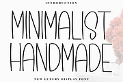 Minimalist Handmade, a Serif Font by FreshTypeINK (Thumbnail 1 of 8)