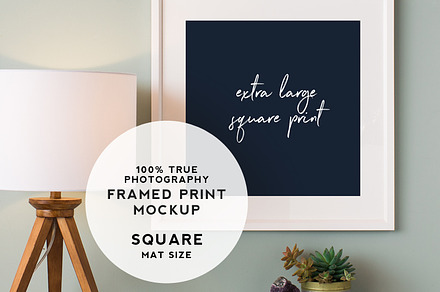 XL Square Print Mockup