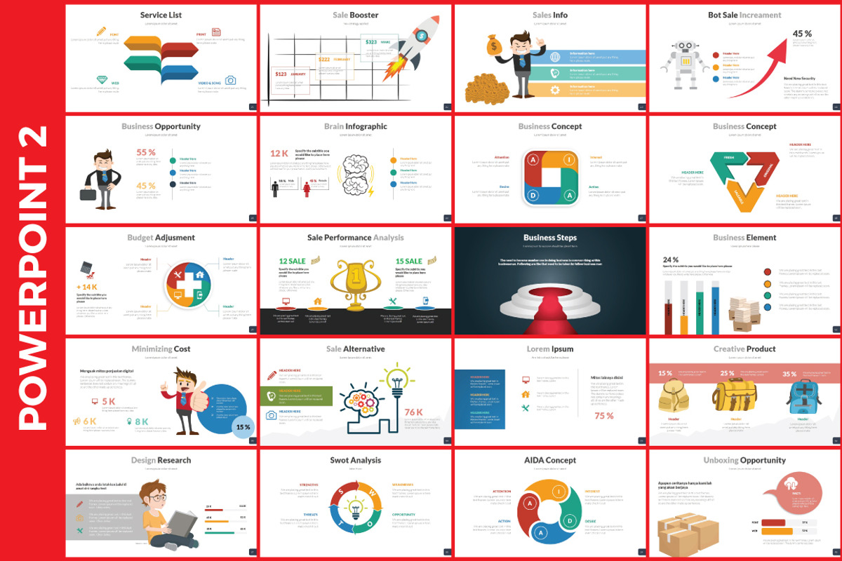 Multipurpose Presentation Template, a Presentation Template by GreenDesign (Photo 5 of 6)