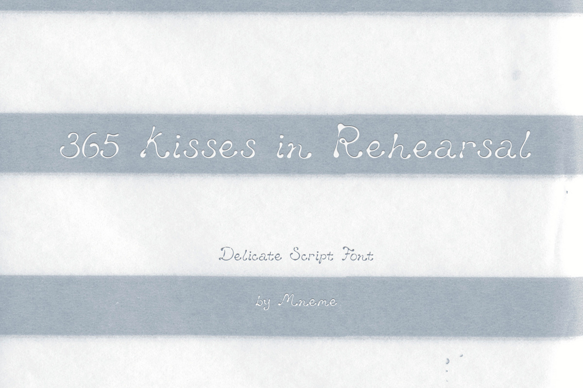 Ballet Ribbon: Handwritten Font, a Handwritten Font by Mneme (Photo 5 of 9)