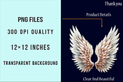 Heaven Angel Wings Sublimation PNG, an Illustration by SinaCreation (Thumbnail 4 of 5)