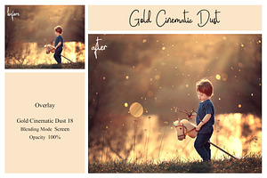 95 Gold Dust Overlays For PS