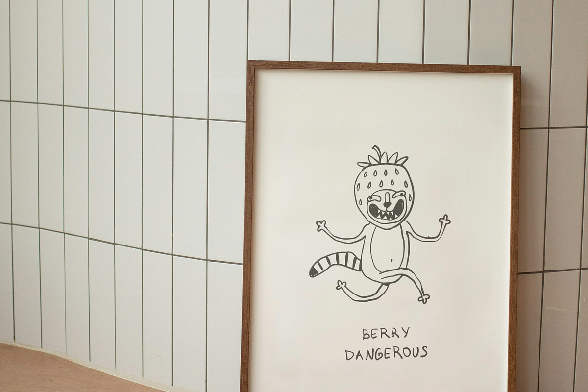 Strawberry Cats, a Graphic by Anastasiya Klempach (Photo 2 of 13)