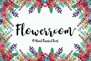 Flowerroom Script, a Script Font by Areatype (Thumbnail 1 of 5)