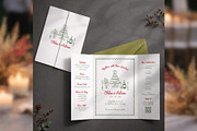 Gatefold Invitation Template bd003, an Invitation Template by TyphoonStudio (Thumbnail 1 of 9)
