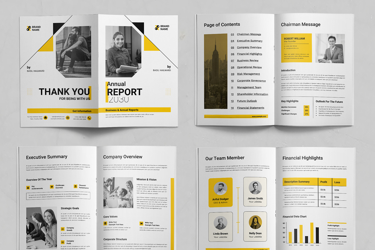 Annual Reports Design, a Brochure Template by ContestDesign (Photo 2 of 3)