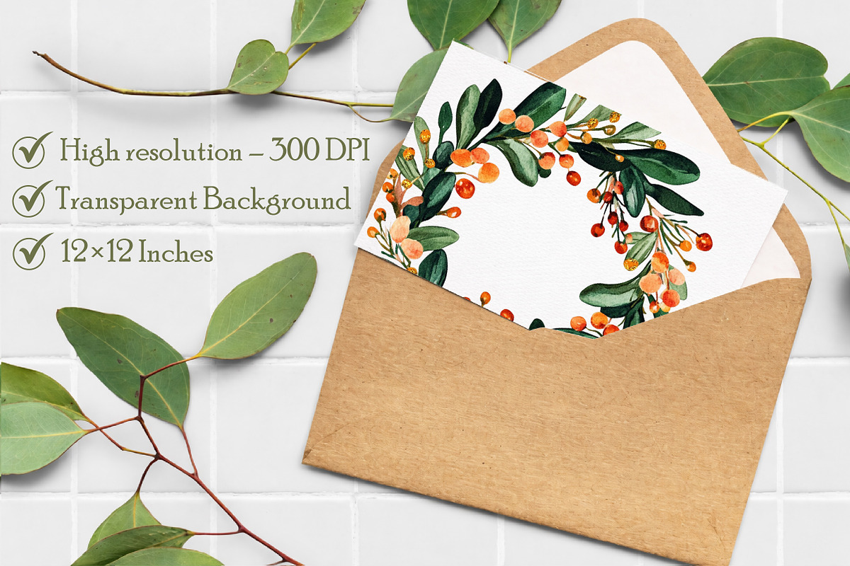 Watercolor Floral Frames Spring PNG, an Illustration by Libby Wishes (Photo 6 of 7)