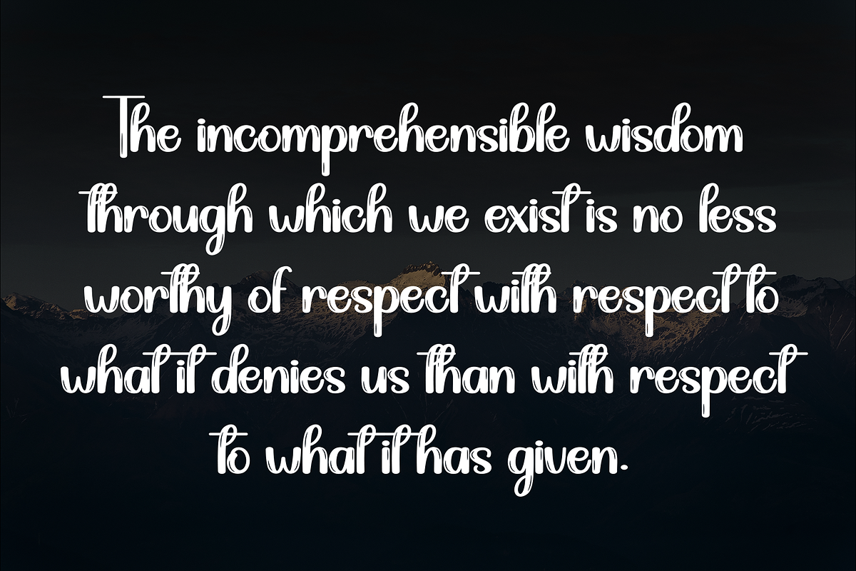 Yesterday | Script Font, a Handwritten Font by Scratchones (Photo 6 of 9)