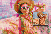 Matrix Halftone Glitch Photo Effect, a Layer Style Add-On by iDoodle Studio (Thumbnail 2 of 3)