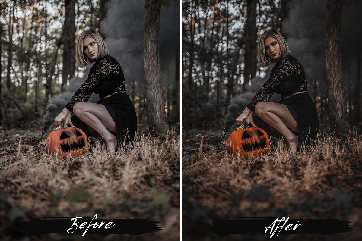 10 Halloween Lightroom Presets, a Preset Add-On by MEPRESETS (Photo 8 of 8)