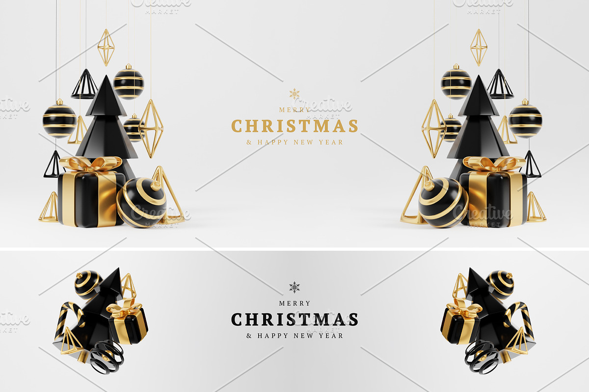 3d render Christmas illustrations, a Background Graphic by Lunarts Studio (Photo 7 of 8)