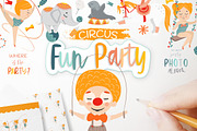 Circus. Fun party., an Illustration by Luba Vega (Thumbnail 1 of 7)