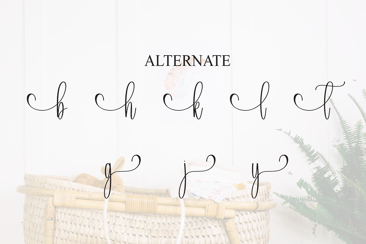 Baby Boho | Script Font, a Blackletter Font by Scratchones (Photo 8 of 9)