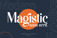 Magistic Elegant Sans Serif Font