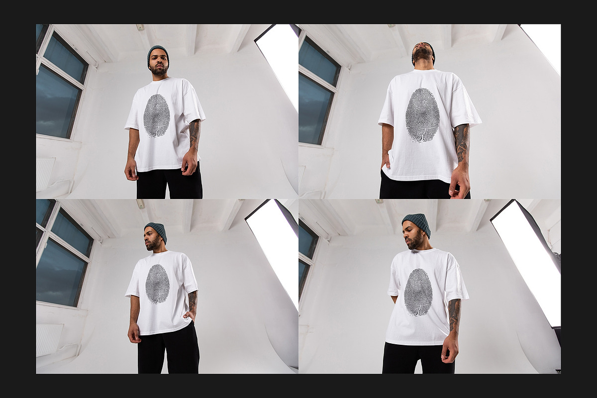 T-Shirt Mock-Up Set, a Shirt Mockup by Freeman Studio (Photo 6 of 22)