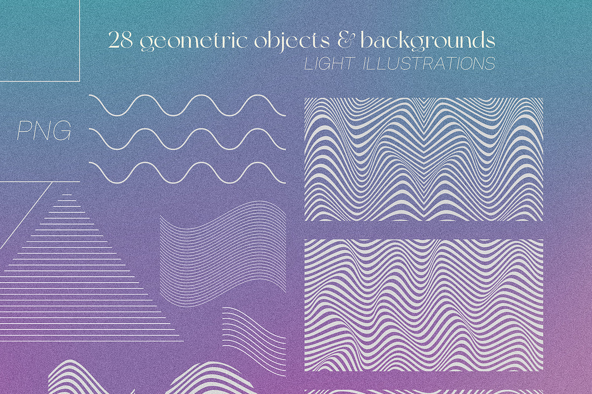 NOSTALGIA GRADIENT Textures & Shapes, a Texture Graphic by Oksana Trygub (Photo 12 of 16)