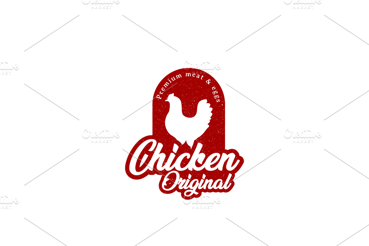 Original Chicken Product Logo Design, a Branding & Logo Template by AlvinStd