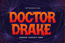 Doctor Drake - Horror Display Font