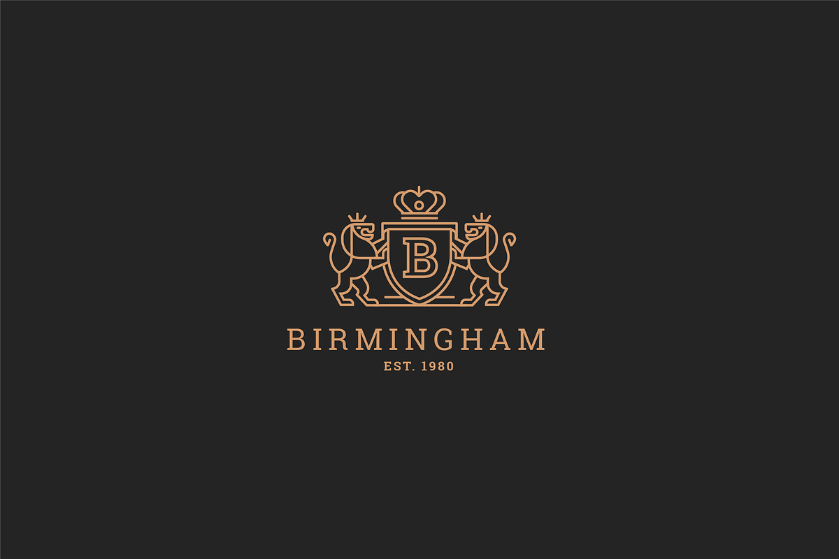 Letter B - Heraldry, Lion Logo, a Branding & Logo Template by Kaligra.co (Photo 3 of 6)